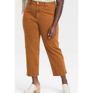 Universal Thread Vintage Straight Ankle jeans Brown Size 18